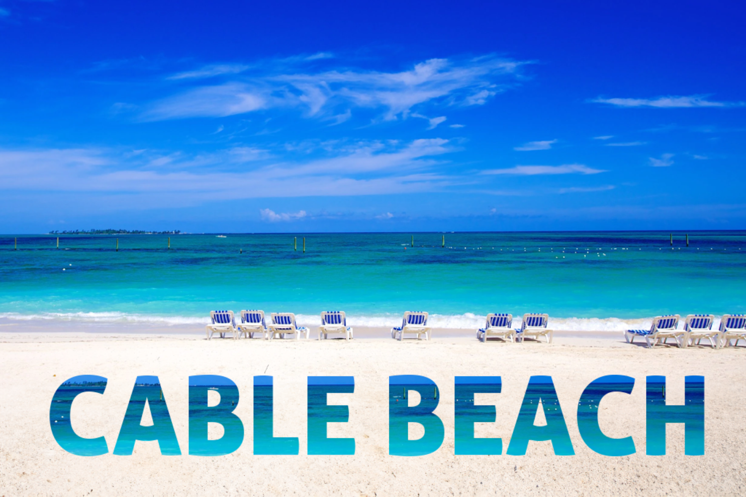 Cable beach Bahamas
